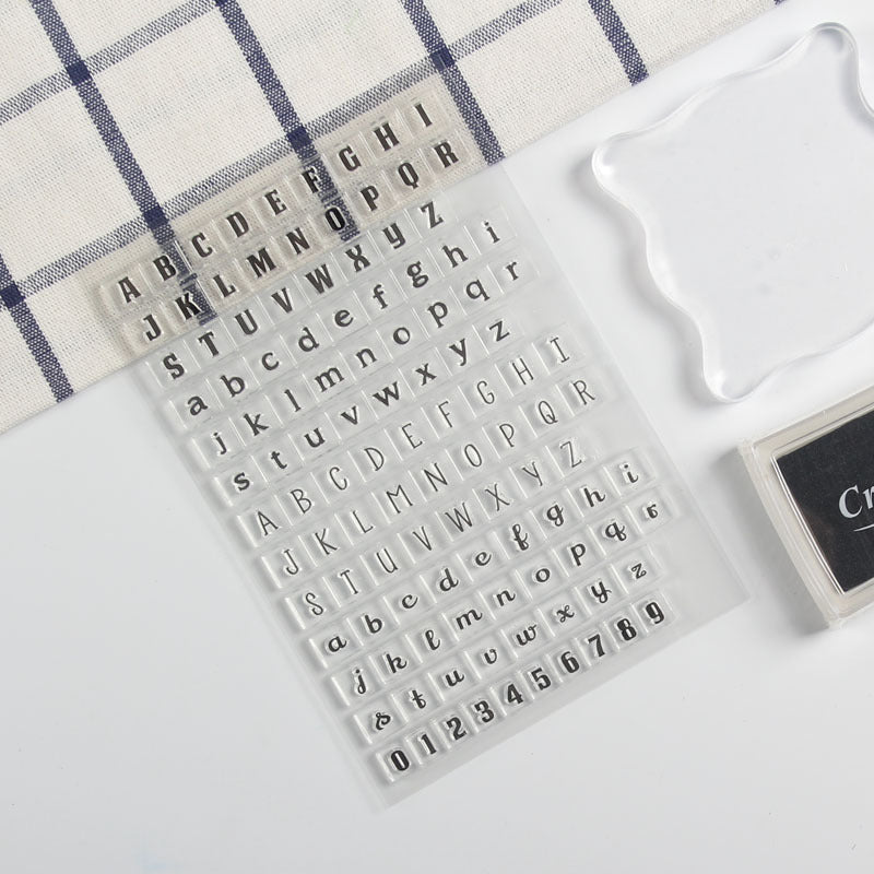 English Letters Clear Stamp - Stationery Pal