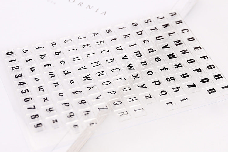 English Letters Clear Stamp - Stationery Pal