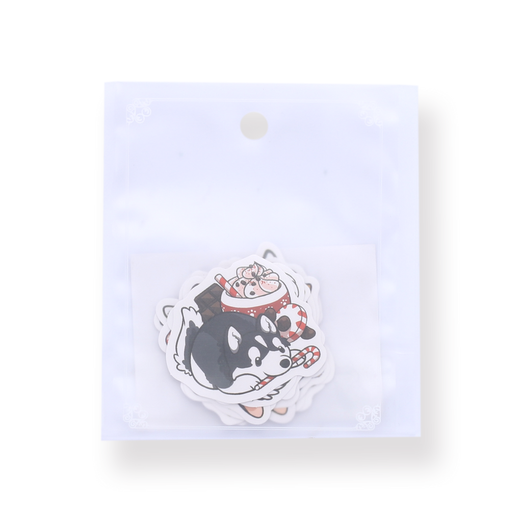 Corgi & Husky Stickers - Stationery Pal