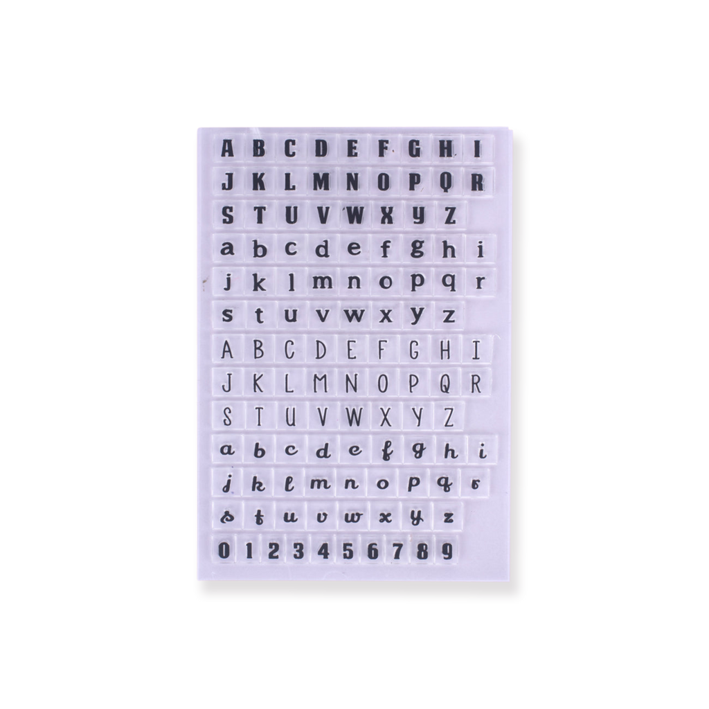 English Letters Clear Stamp - Stationery Pal